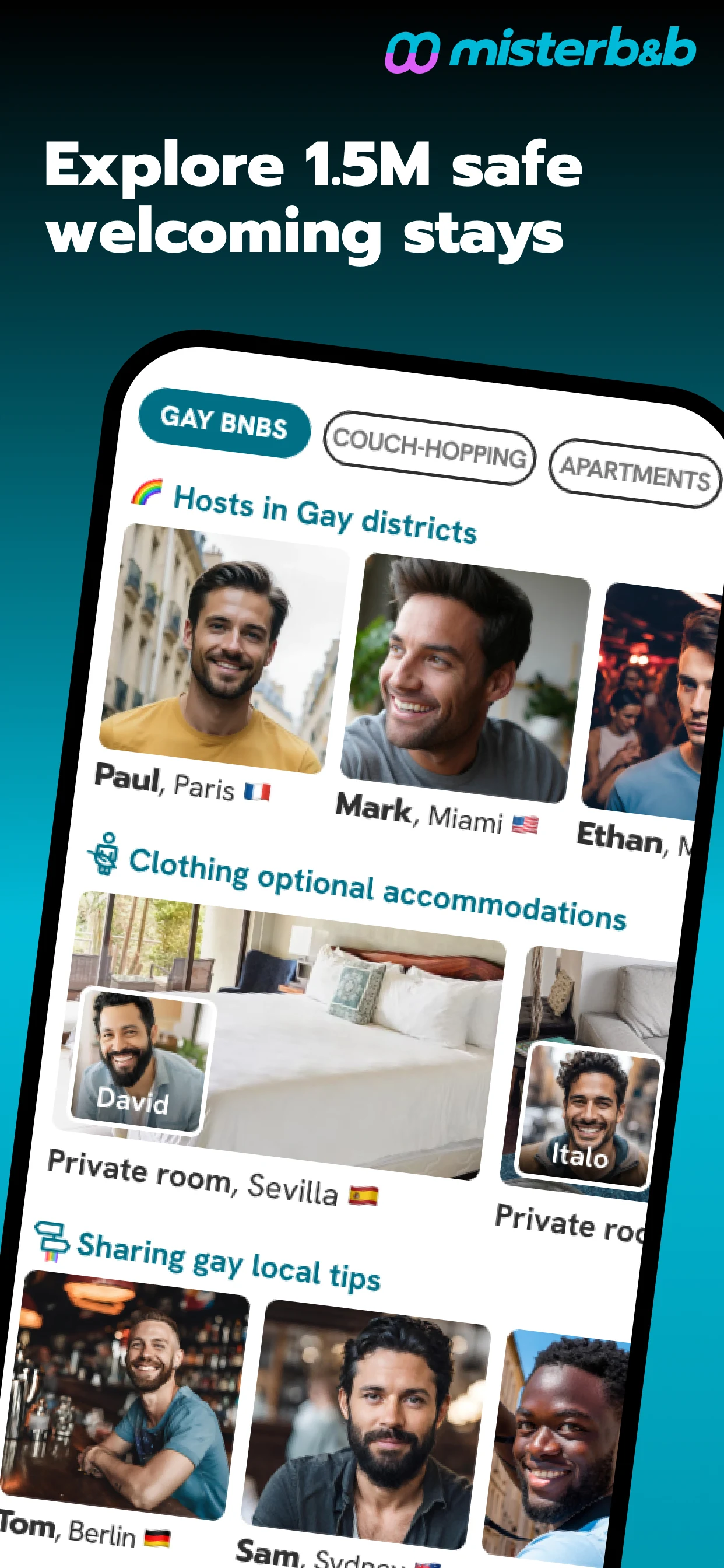 misterb&b – Gay Travel screenshot